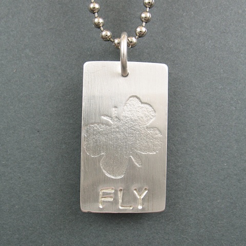 Sterling Silver Fly Tag