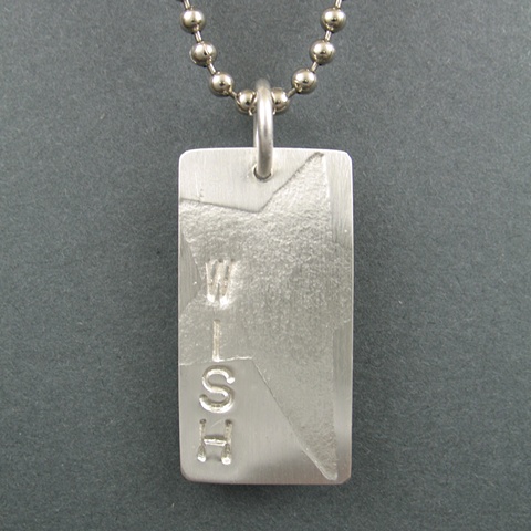 Sterling Silver Wish Tag
