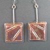 Copper Fold-Formed Earrings