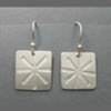 Silver Burst Earrings