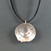 Silver and Copper Galaxy Pendant