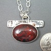 Textured Breciated Jasper Pendant 2