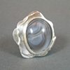 Botswana Agate and SIlver Ring