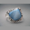 Blue Drusy Cuff