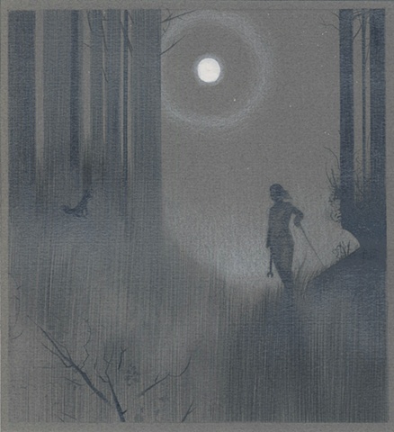When she finally turned around, the fox that had followed her for miles suddenly stopped.
