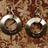 Sterling Stamped Earrings