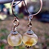 African Glass Bead Earrings