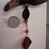 Brown Sea Glass Ornament - C153