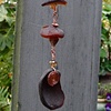 Brown Sea Glass Sun Catcher - C196