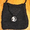 Small Felted Black Bag