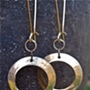 Brass Ring Earrigs