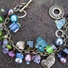 Multi-Beaded Charm Bracelet - C118