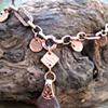 Brown Sea Glass Pendant - C142