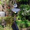 Brown & Lavender Sea Glass Key Chain - C270