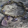 Lavender Sea Glass Bracelet - C69