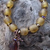 African Glass Bead Bracelet - C221