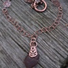 Brown Sea Glass Pendant - C81