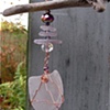 Lavender Sea Glass Sun Catcher - C192