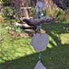 Lavender Sea Glass Sun Catcher with Bottle Top - C253