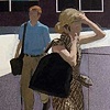 Two walking figures