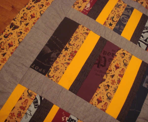 Spotted Pig T-Shirt Quilt