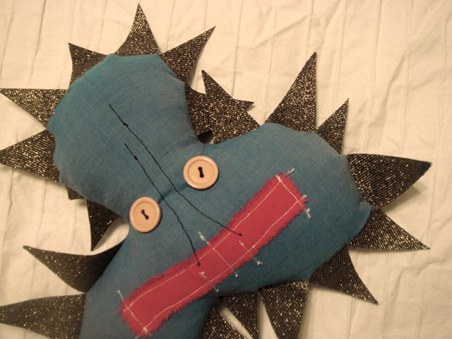 Mr. Feeling Blue Because Of His Giant Thinking Head