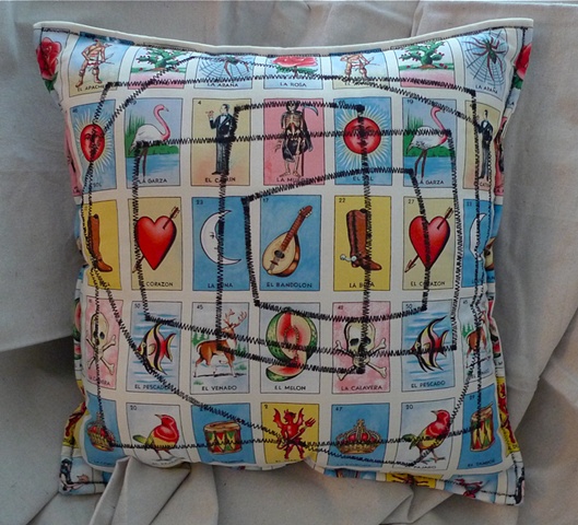 (Time Travel Pillows) Tarot/Black, Large