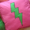 Pink Pillow/ Green Lightning