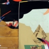 Installation View (I'm Afraid of You Running Away Detail)