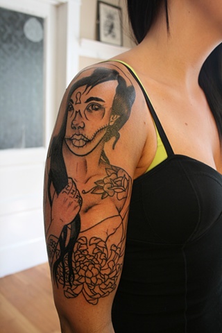 start of the day of the dead girl
