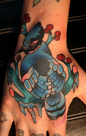 Adriennes hand