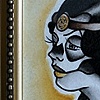 1920's skull girl