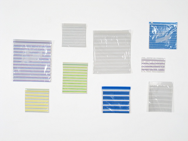 Installation view (Ziplocs)