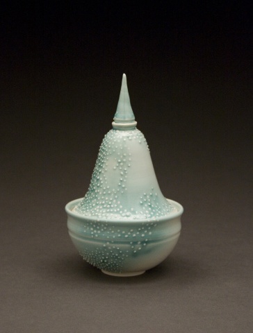 Covered Jar Dotted