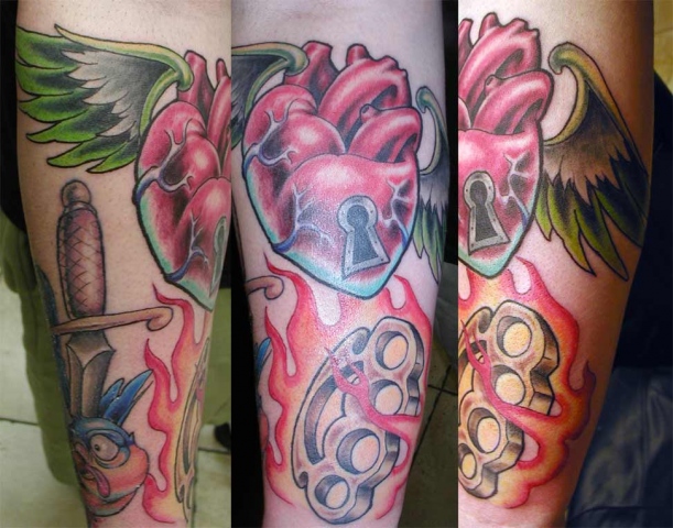 Heart and knuckles