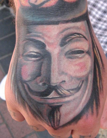 V for tattoo