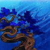 blue tree