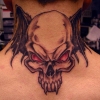 skull on neck
