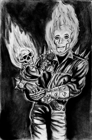 Michael Jackson ghost rider.