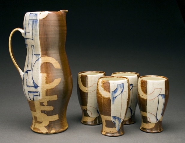 Pitcher with Cups