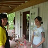 christa mares and her crocheted goods!