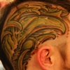 Cory's Head Biomech Tattoo