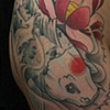 koi flowers and butterflies