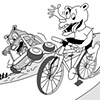 Bicycle Safety Brochure cartoon #1