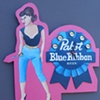 *Pabst Blue Ribbon Pin Up Girl Clocks*