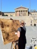McGee Paints Philadelphia Art Museum