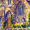 Trinity Exterior Watercolor