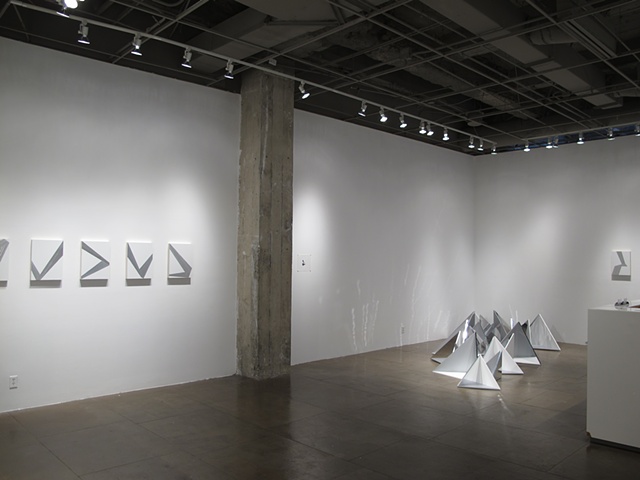 installation shot from Tilt, solo exhibit at Marx & Zavaterro, San Francisco, CA