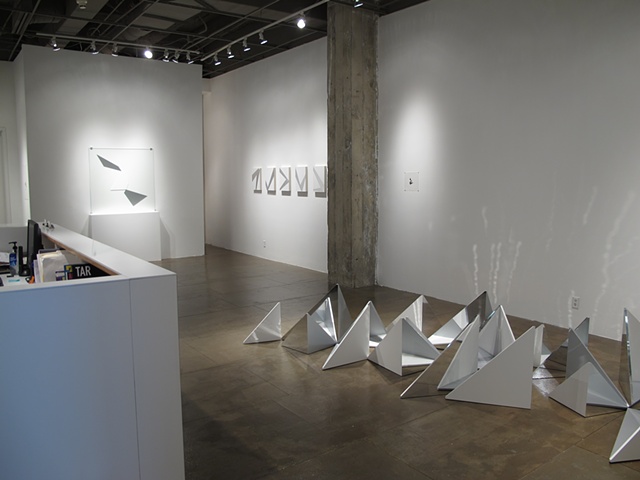 installation shot from Tilt, solo exhibit at Marx & Zavaterro, San Francisco, CA