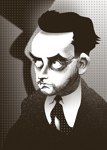 Man Ray portrait Will Varner art illustration photography NYC BYU 